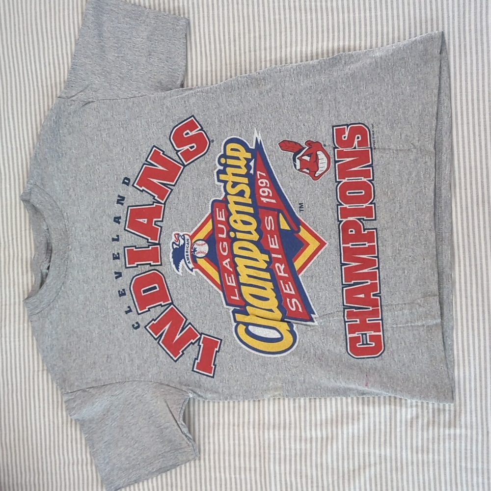 Vintage 1997 Cleveland Indians Championship Shirt